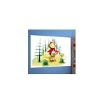 Sticker enfant chaperon rouge