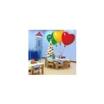 Sticker enfant f�te ballons coeurs