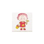 Sticker enfant fillette sable
