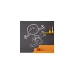 Sticker enfant fillette tresses