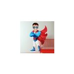 Sticker enfant homme � cape