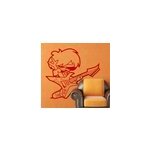 Sticker enfant jeune guitariste