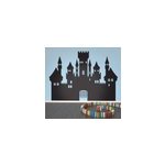 Sticker enfants m�di�vale silhouette du ch�teau