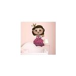 Sticker enfant princesse baguette