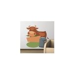 Sticker enfant vache laiti�re
