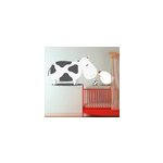 Sticker enfant vache et poule