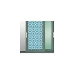 Sticker fen�tre carrelage oriental bleu