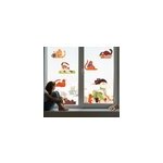 Sticker fentre jouer aux chats
