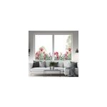 Sticker fen�tre coquelicots en fleurs