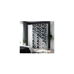 Sticker fleur coquelicot noir