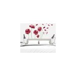 Sticker mural chambre coquelicots styliss