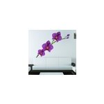Sticker mural pour salon fleurs orchidée violettes Sticker mural pour salon fleurs orchidée violettes