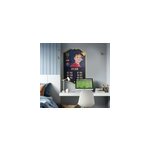 Sticker foot carte de joueur bleue et or