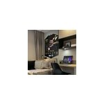 Sticker foot carte noire et or