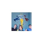 Sticker foot champion du monde