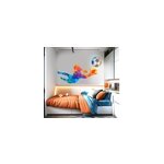 Sticker foot gardien de but multicolore