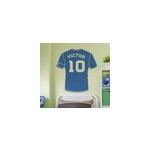 Sticker foot maillot joueur de football personnalis