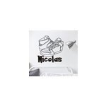 Sticker foot personnalisable