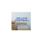 Sticker foot texte we love football