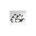 Autocollant frigo groupe de pingouins amusants Autocollant frigo groupe de pingouins amusants