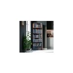 Sticker frigo trompe oeil tagres bibliothque