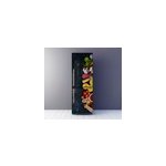 Sticker frigo vinyle nourriture sur bois