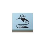 Sticker gas station