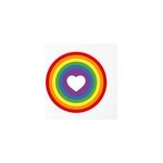 Sticker gay avec coeur