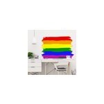 Sticker gay pride drapeau