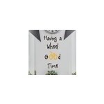 Sticker having a wheel