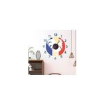 Sticker horloge coq