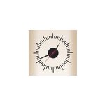 Sticker horloge lignes
