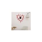 Sticker horloge murale c ur