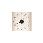 Sticker horloge pixels