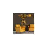 Sticker illustration cerf danse