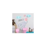 Sticker illustration enfant éléphant avec prénom Sticker illustration enfant éléphant avec prénom