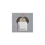 Sticker pour interrupteur porc - épic amoureux Sticker pour interrupteur porc - épic amoureux