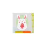 Sticker lapin p�ques heureux