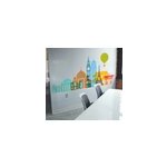 Sticker lieux clbres monde personnalisable