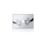 Sticker pour mac mains de mickey