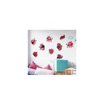 Sticker maison coccinelles