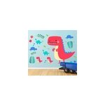 Sticker maison dinosaures pour enfants