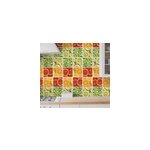 Sticker carrelage maison frise d'agrumes