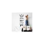Sticker maison quand je r�ve je suis un roi
