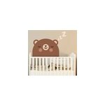 Sticker maison ours pour chambre d'enfant