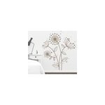 Sticker maison silhouette pissenlits