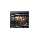 Sticker mariage prnom et date avec laurier