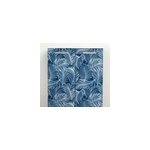 Sticker meuble feuilles bleues avec contour blanc Sticker meuble feuilles bleues avec contour blanc