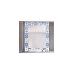 Sticker miroir salle de bain cadre carreaux
