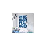 Sticker motivation work hard play hard Sticker motivation work hard play hard